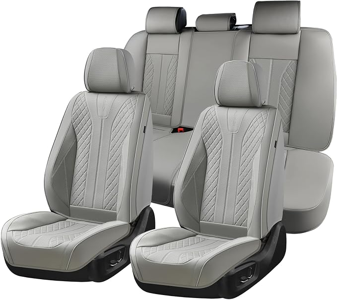 Universal Seat Covers — Full Set — Gray