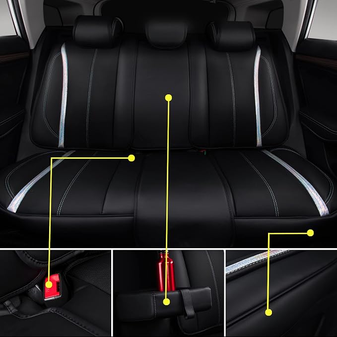 Universal Seat Covers — Full Set — Black