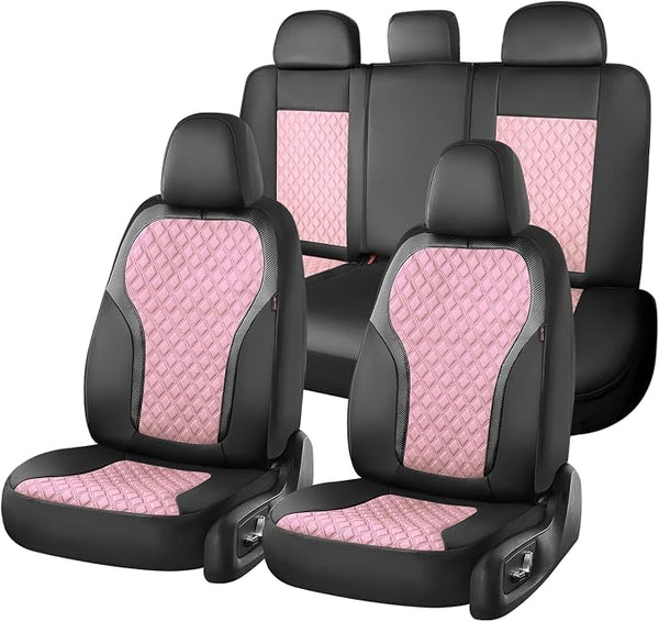 Universal Seat Covers โ Full Set โ Pink