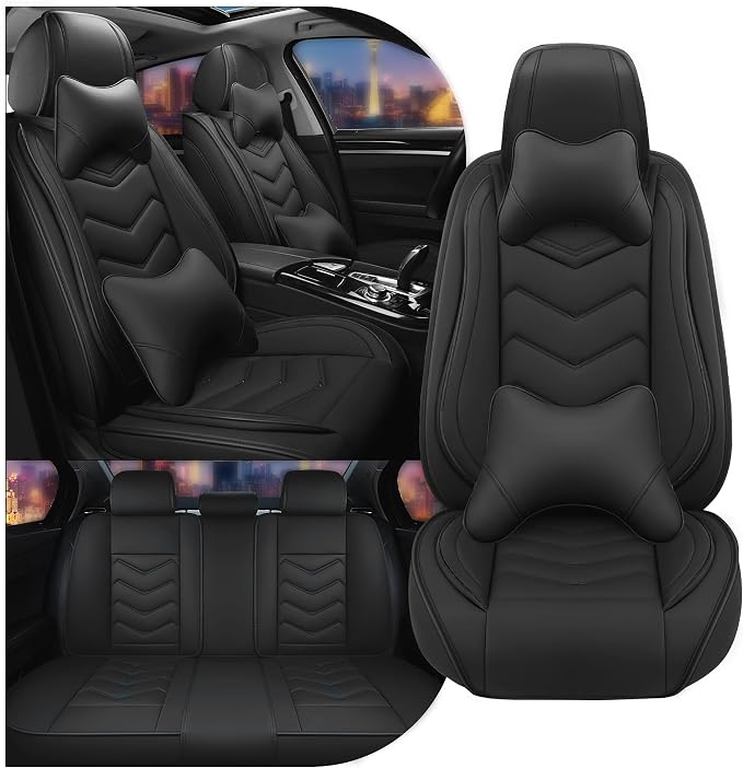 Seat Covers for Honda Civic — Full Set — Black