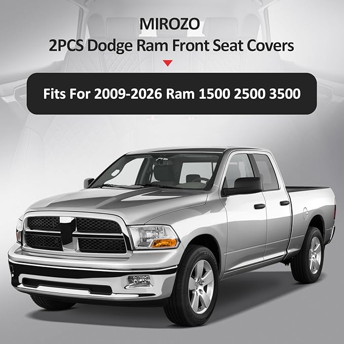 Seat Covers for Multiple Vehicles — Front Seat — Black / Red