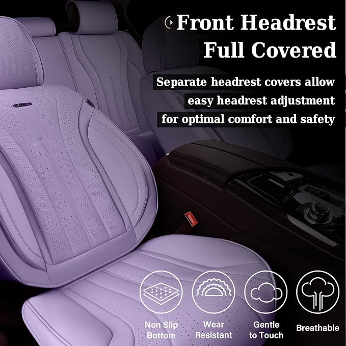 Universal Seat Covers — Front Seat — Purple