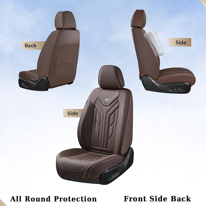 Universal Seat Covers — Front Seat — Coffee