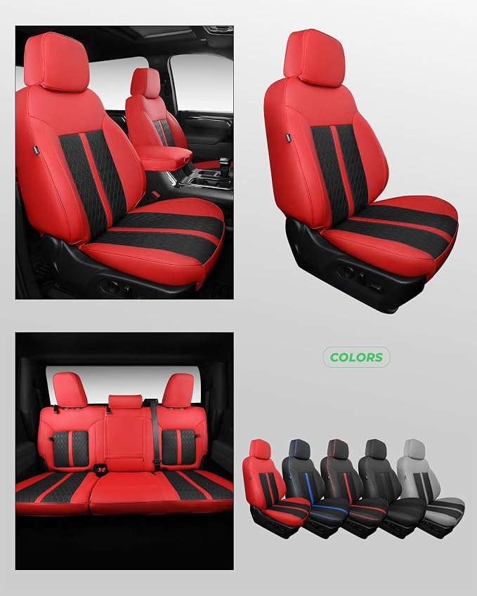 Faux Leather Seat Covers for Chevrolet Silverado / GMC Sierra