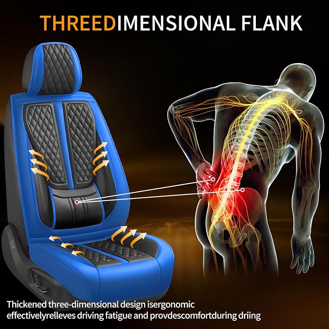 Seat Covers for Nissan Juke — Front Seat — Blue
