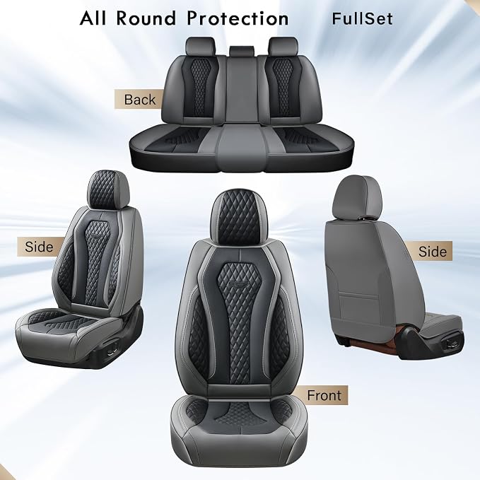 Universal Seat Covers — Full Set — Black