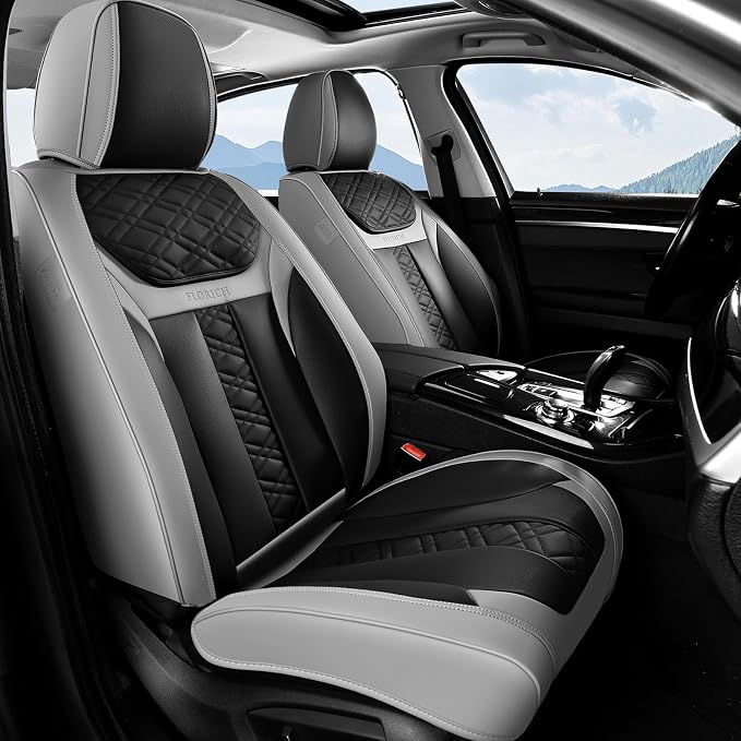 Universal Seat Covers — Full Set — Gray
