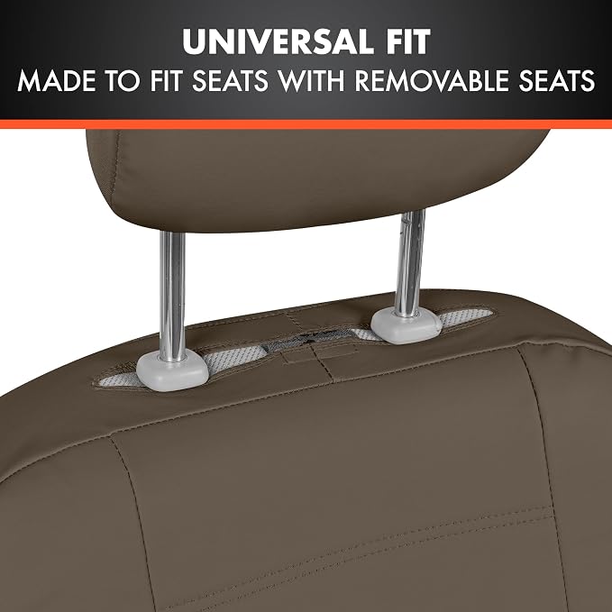 Universal Seat Covers — Full Set — Beige
