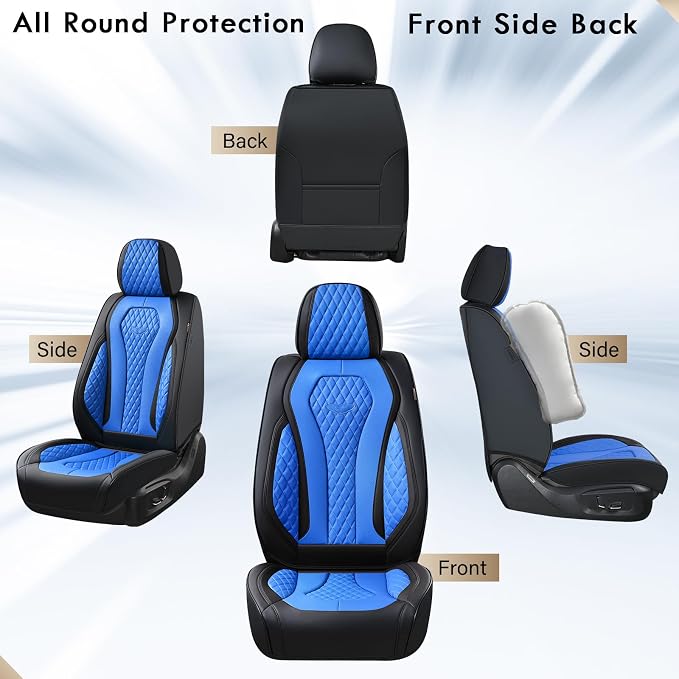 Universal Seat Covers — Front Seat — Blue