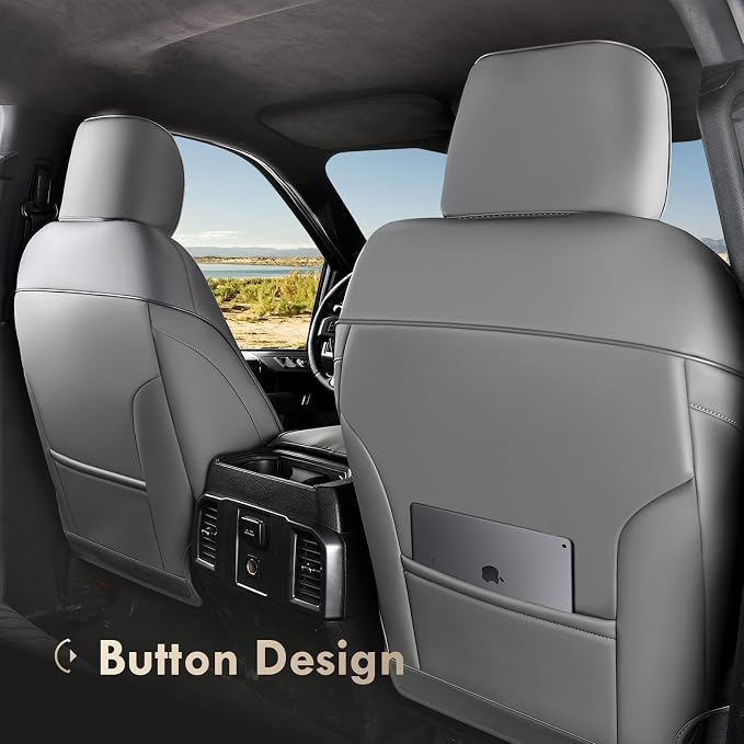 Seat Covers for Multiple Vehicles — Front Seat — Gray