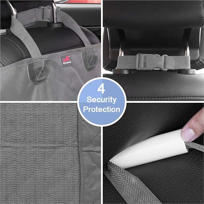 Pet Car Seat Protector — Front Seat — Gray