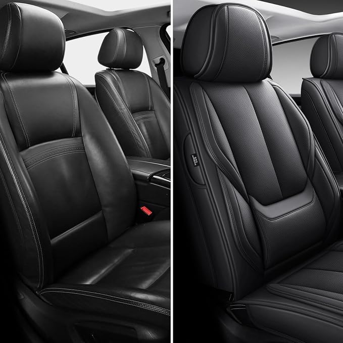 Universal Seat Covers — Front Seat — Black
