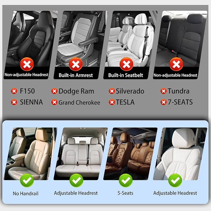 Universal Seat Covers — Full Set — Beige
