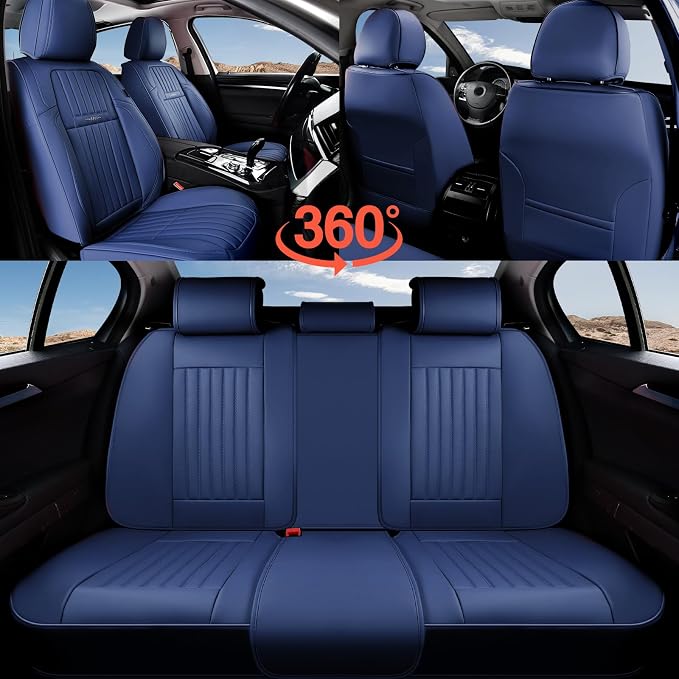 Universal Seat Covers — Full Set — Blue