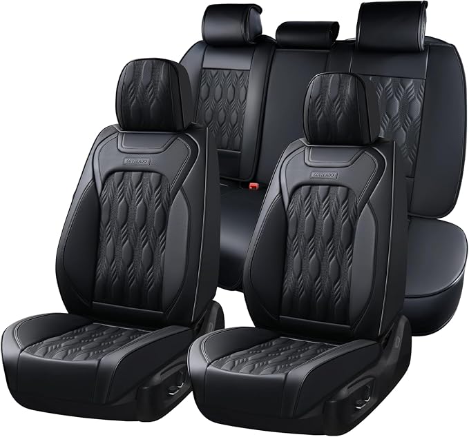 Universal Seat Covers — Full Set — Black