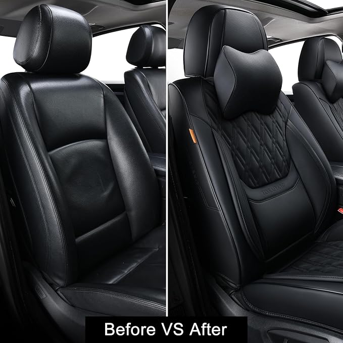 Universal Seat Covers — Front Seat — Black