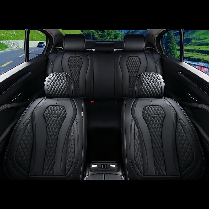 Universal Seat Covers — Full Set — Black