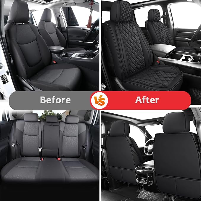 Seat Covers for Chevrolet Silverado / GMC Sierra — Front Seat — Black