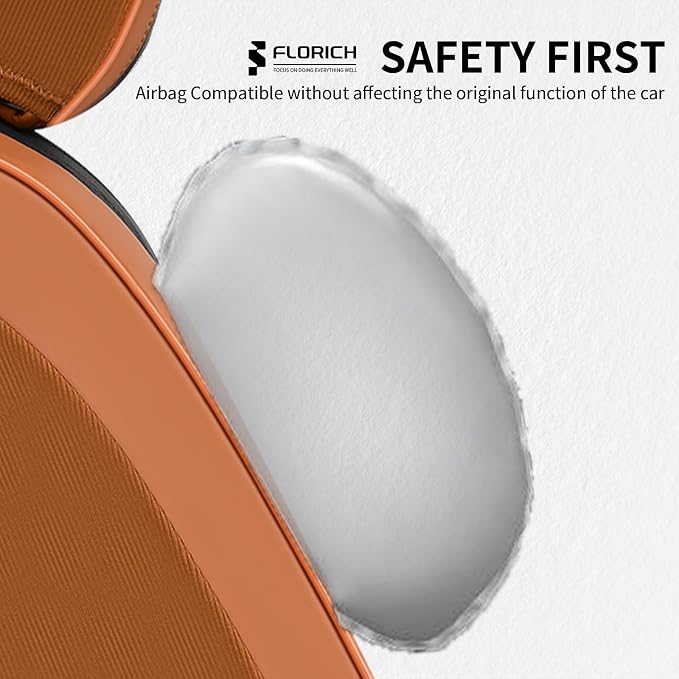 Universal Seat Covers — Full Set — Brown / Black