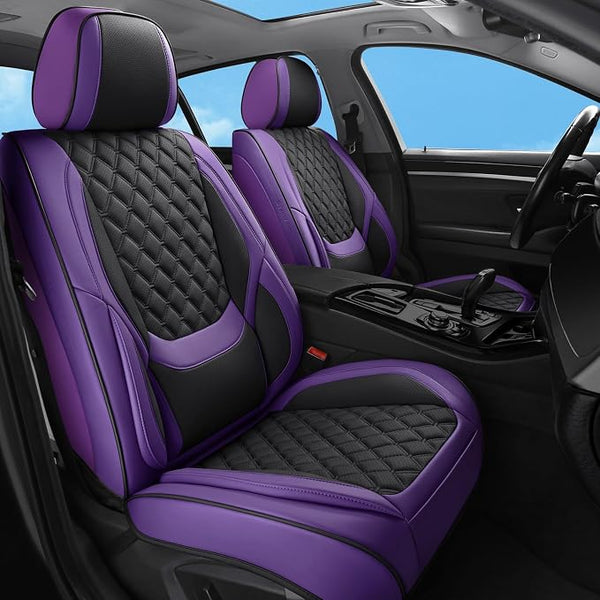 Universal Seat Covers โ Full Set โ Purple / Black