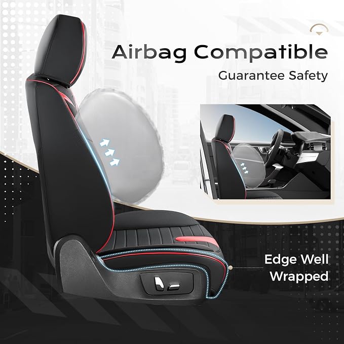 Universal Seat Covers — Front Seat — Black