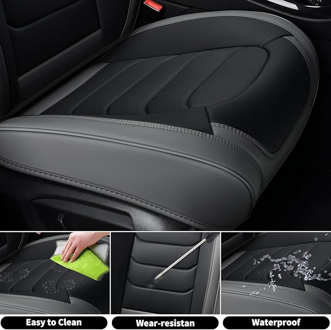 Universal Seat Covers — Front Seat — Gray / Black