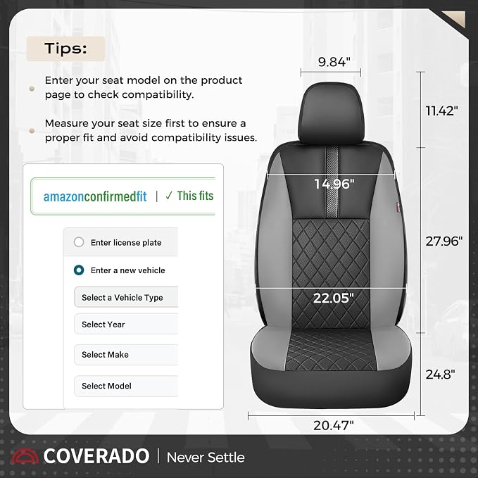 Universal Seat Covers — Front Seat