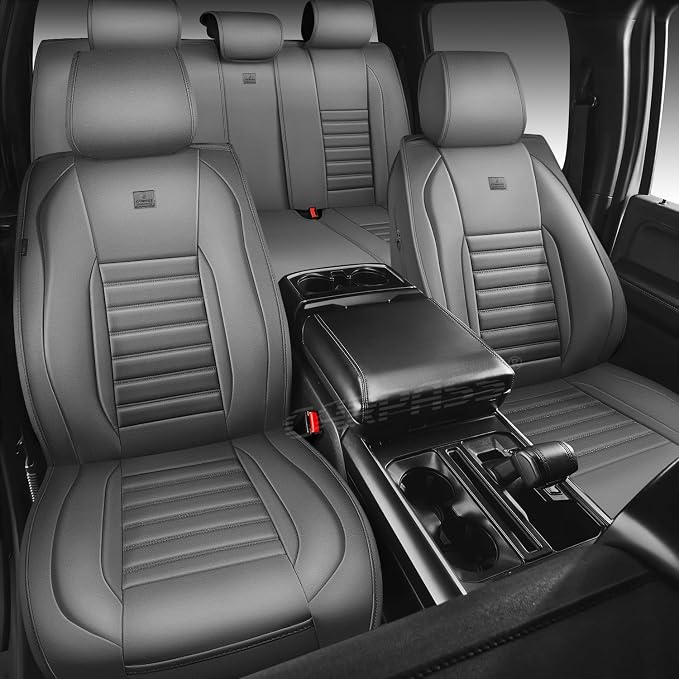 Universal Seat Covers — Full Set — Gray