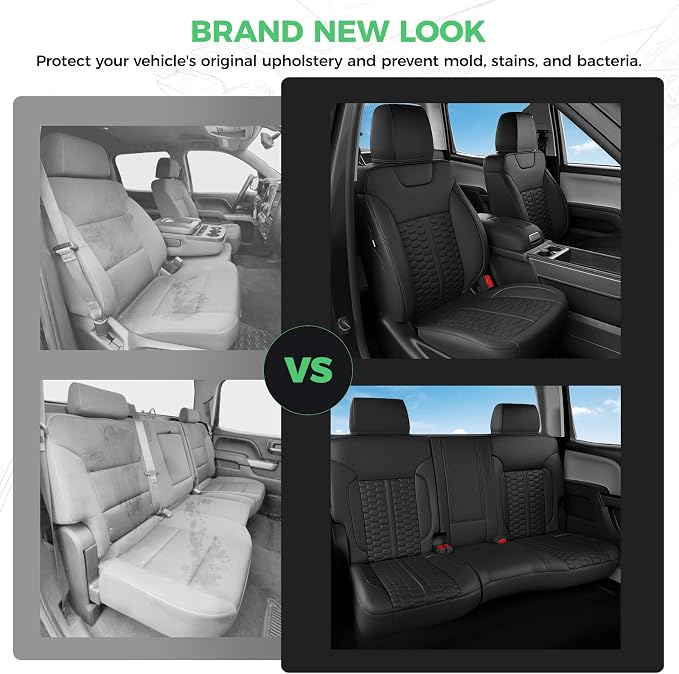 Faux Leather Seat Covers for Chevrolet Silverado / GMC Sierra