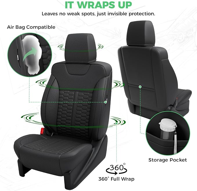 Faux Leather Seat Covers for Chevrolet Silverado / GMC Sierra