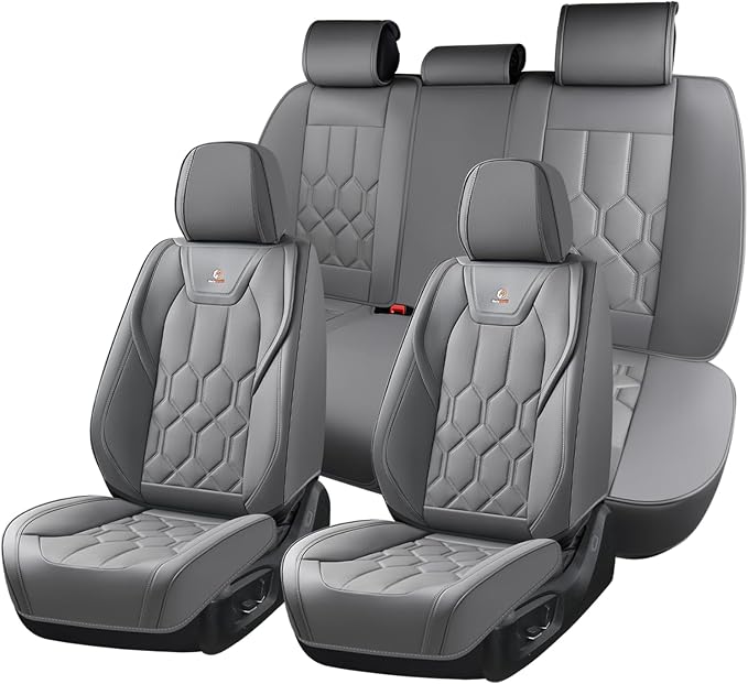 Universal Seat Covers — Full Set — Gray