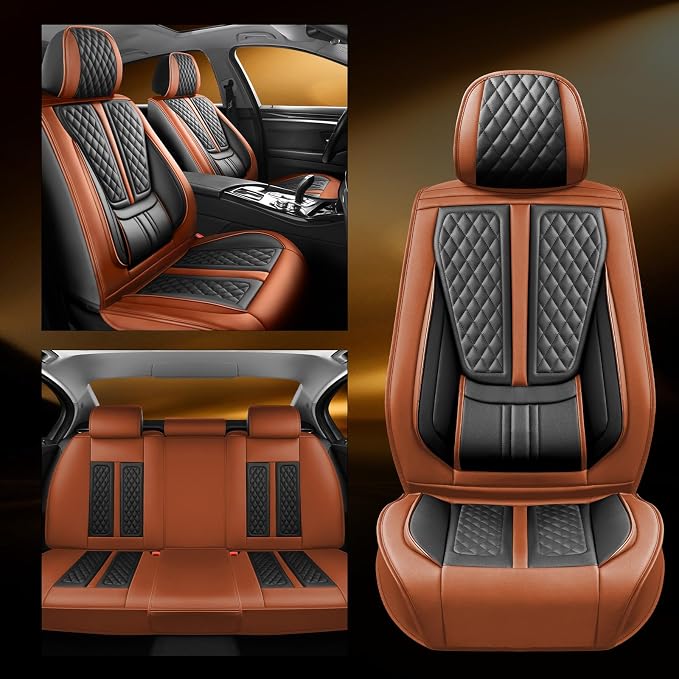 Seat Covers for Nissan Titan — Full Set — Brown