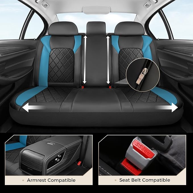 Universal Fabric Seat Covers — Full Set