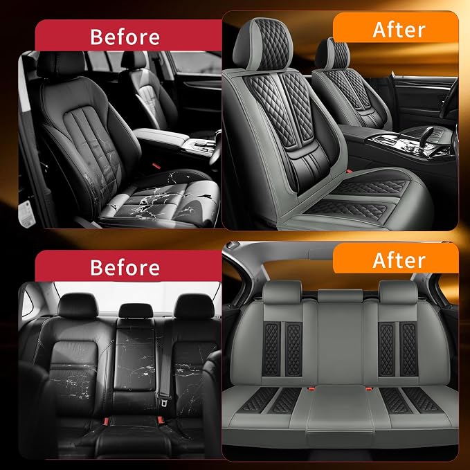 Seat Covers for Nissan Rogue — Full Set — Gray