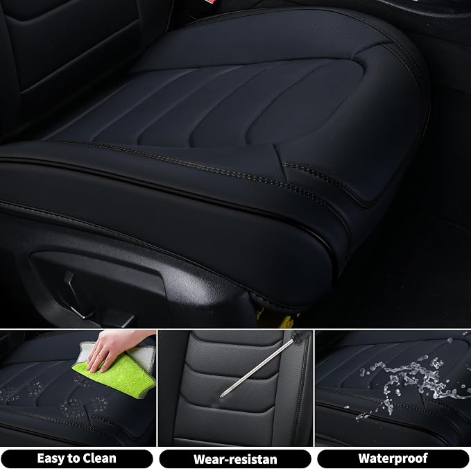 Car Seat Covers — Full Set — Black