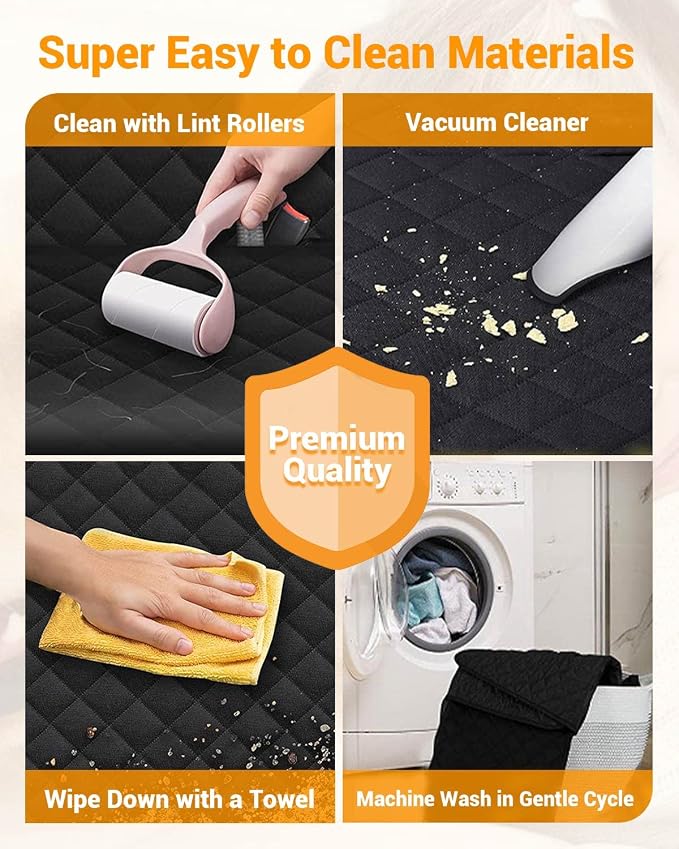 Pet Car Seat Protector — Black