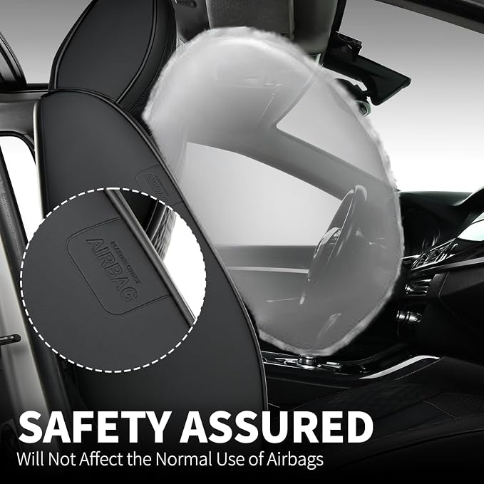 Car Seat Covers — Front Seat — Black