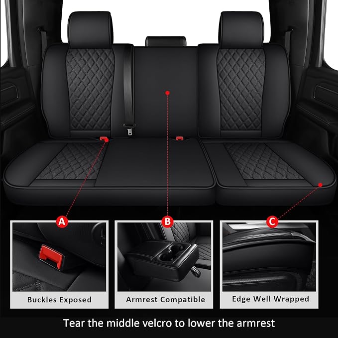 Faux Leather Seat Covers for Chevrolet Silverado / GMC Sierra