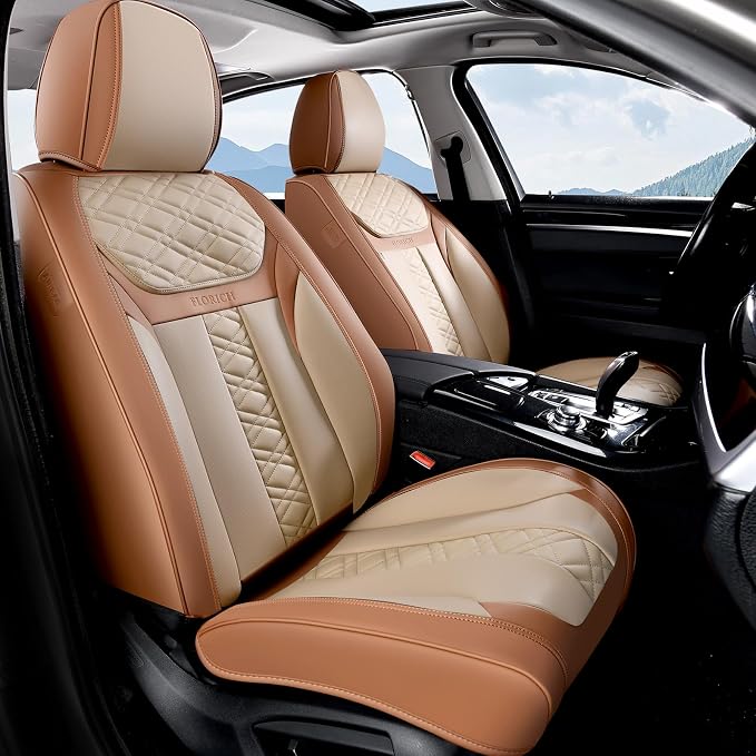 Universal Seat Covers — Full Set — Beige