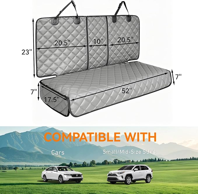 Pet Car Seat Protector — Gray