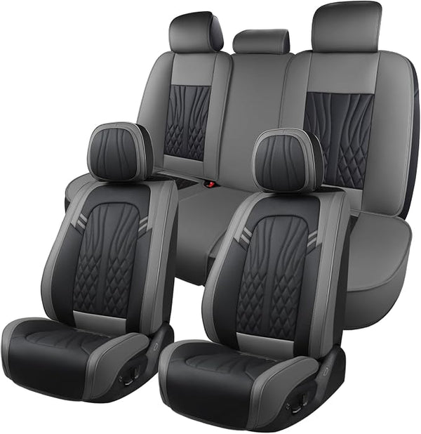 Universal Seat Covers โ Full Set โ Gray / Black