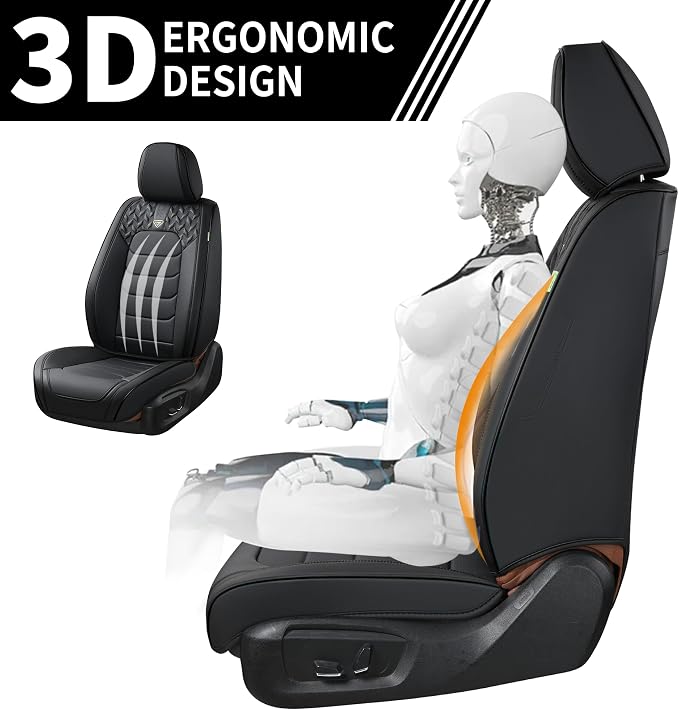 Car Seat Covers — Full Set — Black