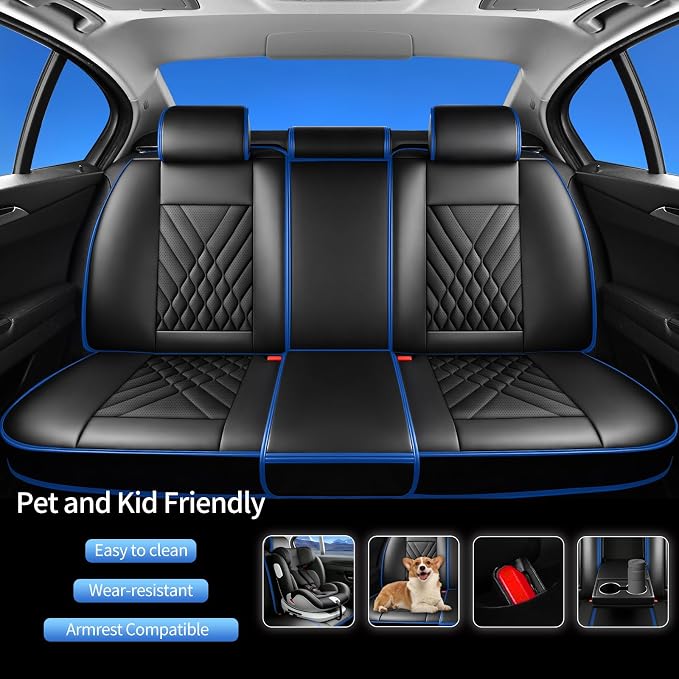 Seat Covers for Nissan Ariya — Full Set — Blue