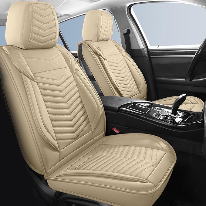 Universal Seat Covers — Full Set — Beige