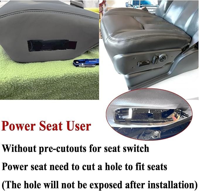 Replacement Seat Upholstery — Gray