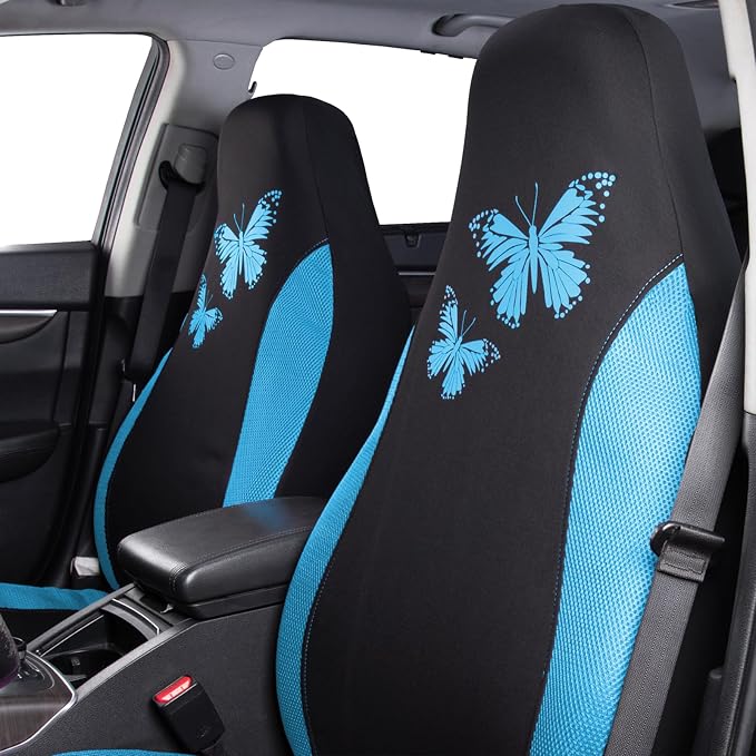 Universal Seat Covers — Front Seat — Blue