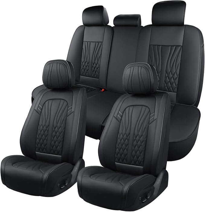 Universal Seat Covers — Full Set — Black