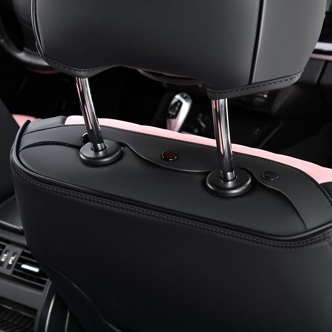 Universal Seat Covers — Full Set — Pink