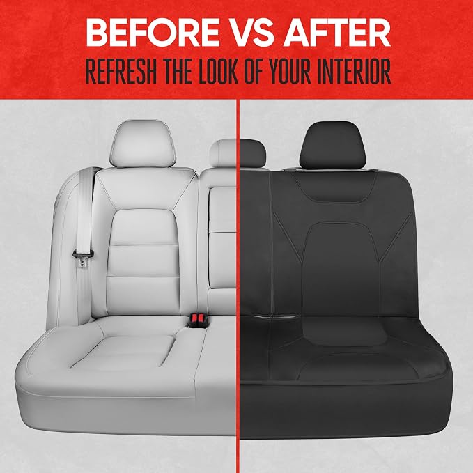 Pet Car Seat Protector — Rear Seat — Black