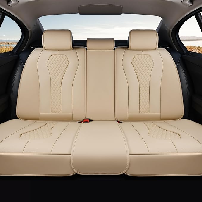 Universal Seat Covers — Beige